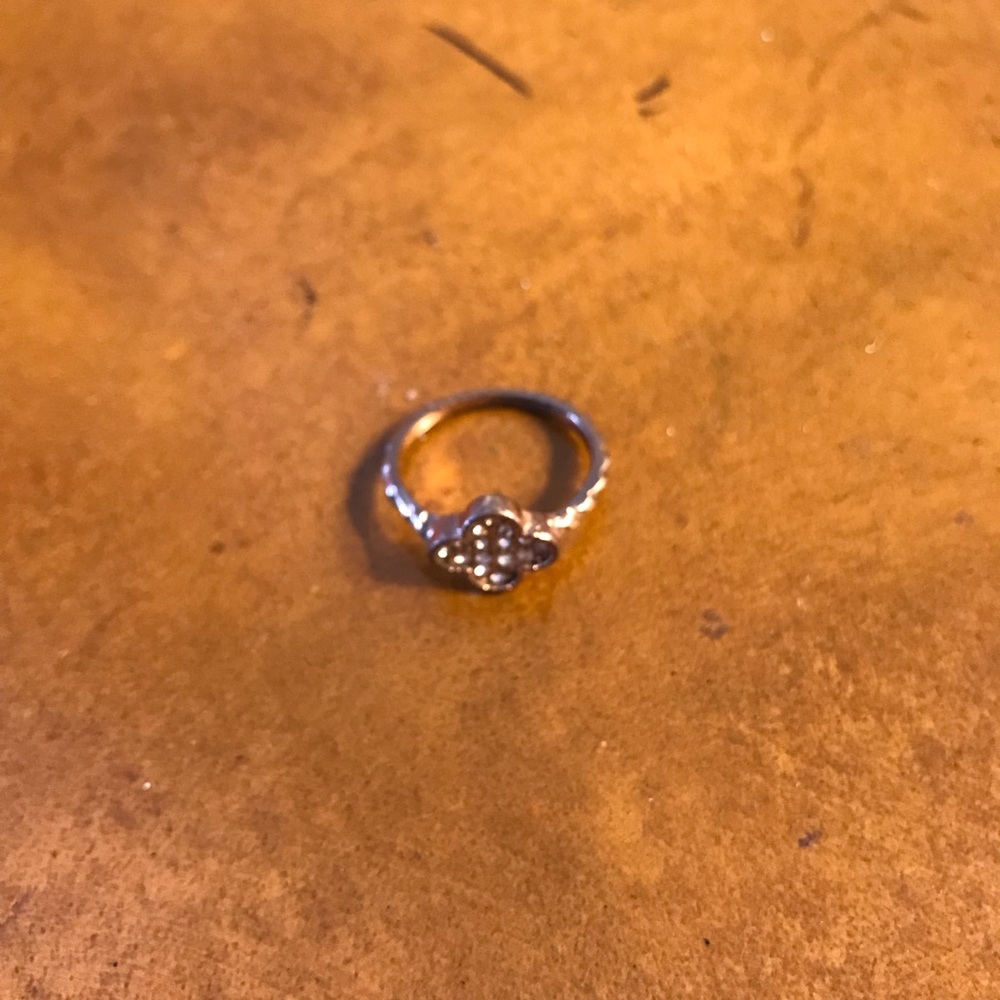 FAUX rose gold diamond ring